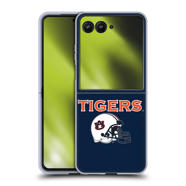 Auburn University AU Auburn University Helmet Logotype Soft Gel Case for Motorola Razr 50 Ultra