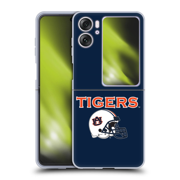 Auburn University AU Auburn University Helmet Logotype Soft Gel Case for OPPO Find N2 Flip