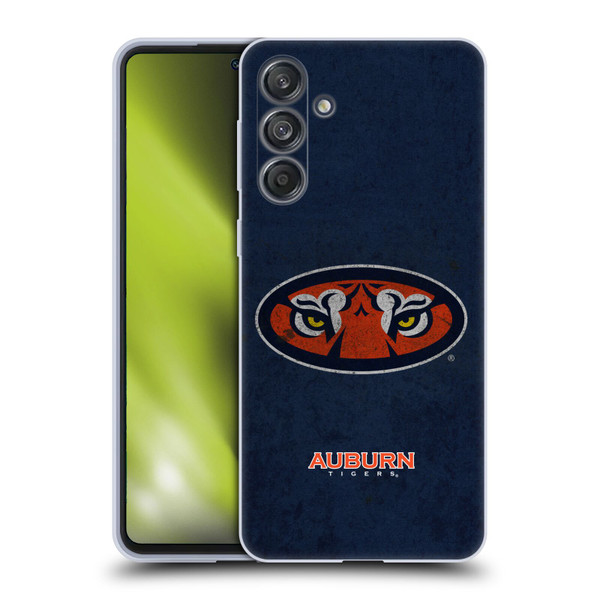 Auburn University AU Auburn University Distressed Look Soft Gel Case for Samsung Galaxy M55 5G