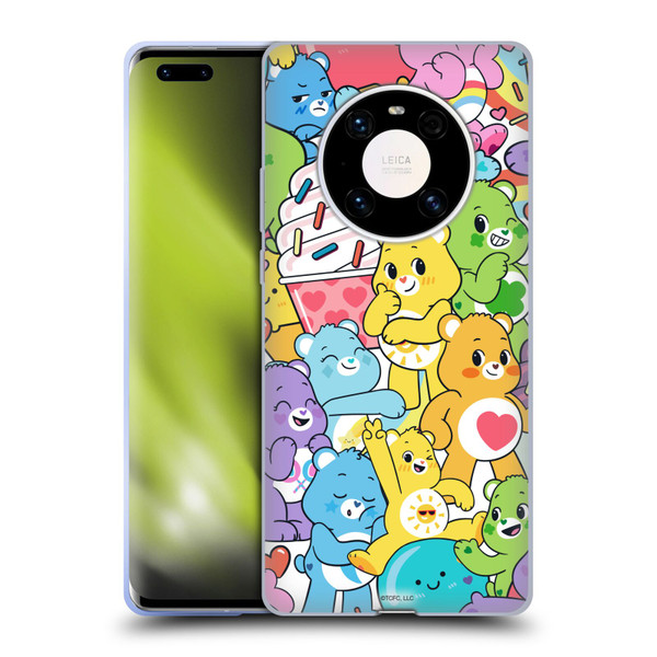 Care Bears Sweet And Savory Character Pattern Soft Gel Case for Huawei Mate 40 Pro 5G