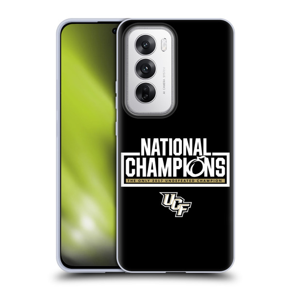 University Of Central Florida UCF 2 National Champions 1 Soft Gel Case for OPPO Reno12 5G