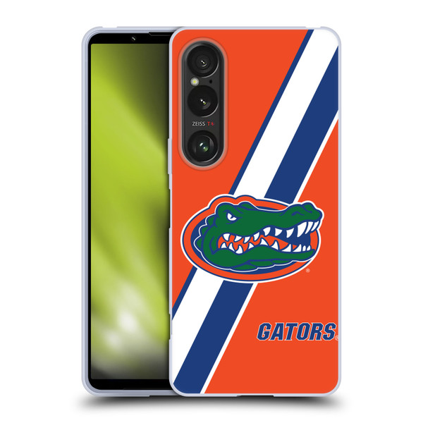 University Of Florida UF University Of Florida Stripes Soft Gel Case for Sony Xperia 1 VI 5G