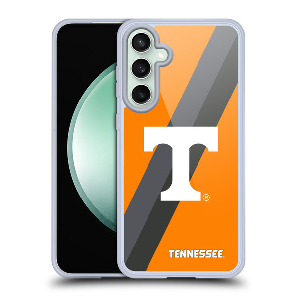 University Of Tennessee UTK University Of Tennessee Knoxville Stripes Soft Gel Case for Samsung Galaxy S23 FE 5G