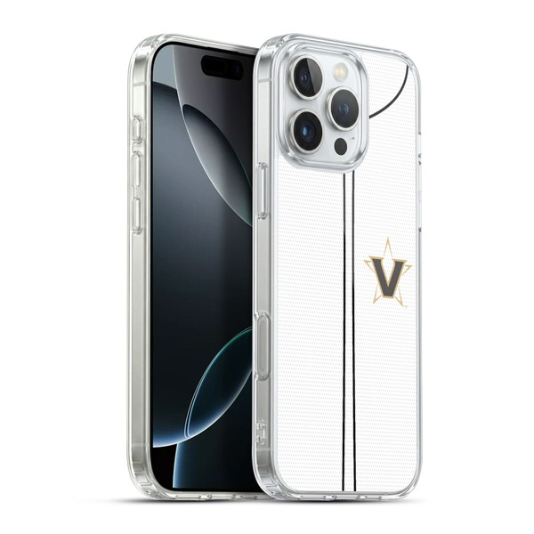Vanderbilt University Vandy Vanderbilt University Baseball Jersey Soft Gel Case for Apple iPhone 16 Pro Max & MagSafe