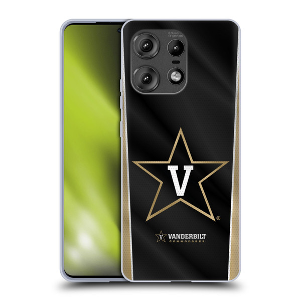 Vanderbilt University Vandy Vanderbilt University Banner Soft Gel Case for Motorola Edge 50 Pro