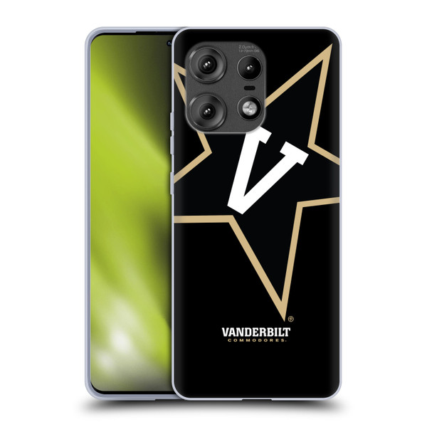 Vanderbilt University Vandy Vanderbilt University Oversized Icon Soft Gel Case for Motorola Edge 50 Pro