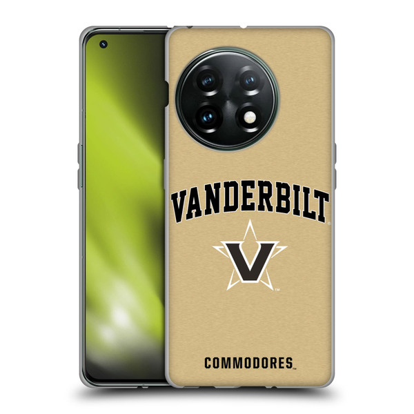 Vanderbilt University Vandy Vanderbilt University Campus Logotype Soft Gel Case for OnePlus 11 5G