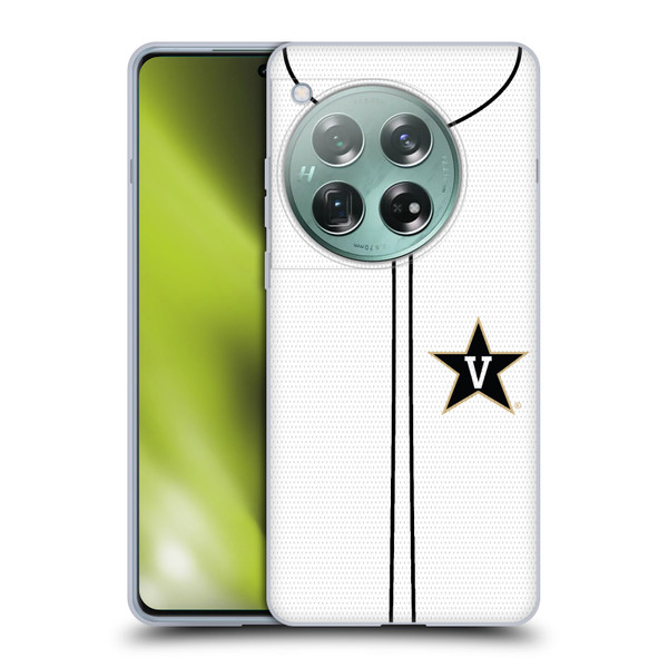 Vanderbilt University Vandy Vanderbilt University Baseball Jersey Soft Gel Case for OnePlus 12