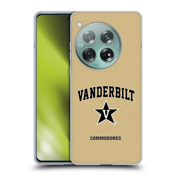 Vanderbilt University Vandy Vanderbilt University Campus Logotype Soft Gel Case for OnePlus 12