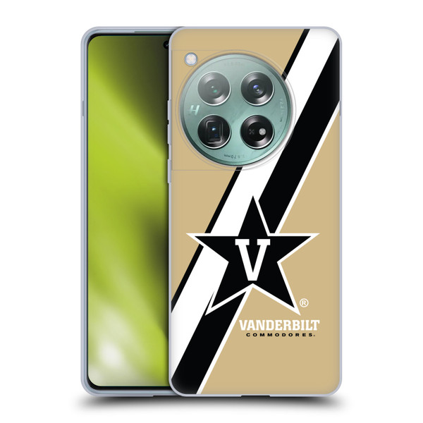 Vanderbilt University Vandy Vanderbilt University Stripes Soft Gel Case for OnePlus 12