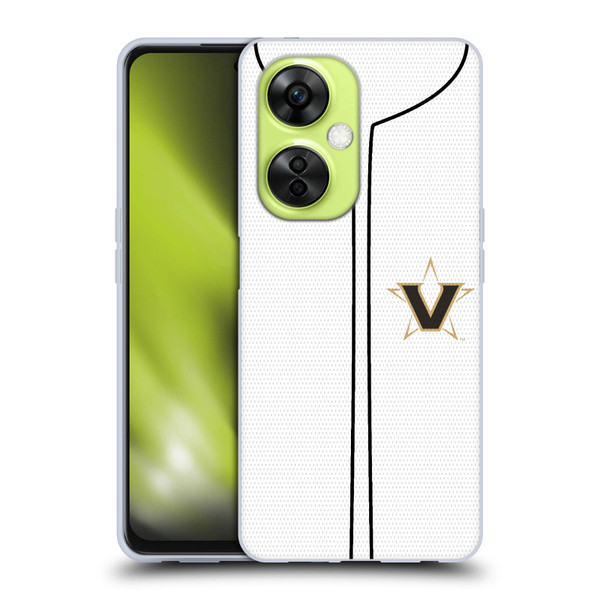 Vanderbilt University Vandy Vanderbilt University Baseball Jersey Soft Gel Case for OnePlus Nord CE 3 Lite 5G