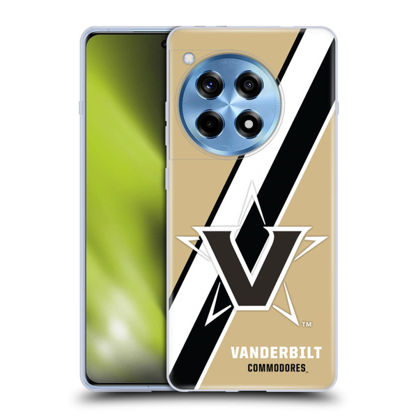 Vanderbilt University Vandy Vanderbilt University Stripes Soft Gel Case for OnePlus 12R