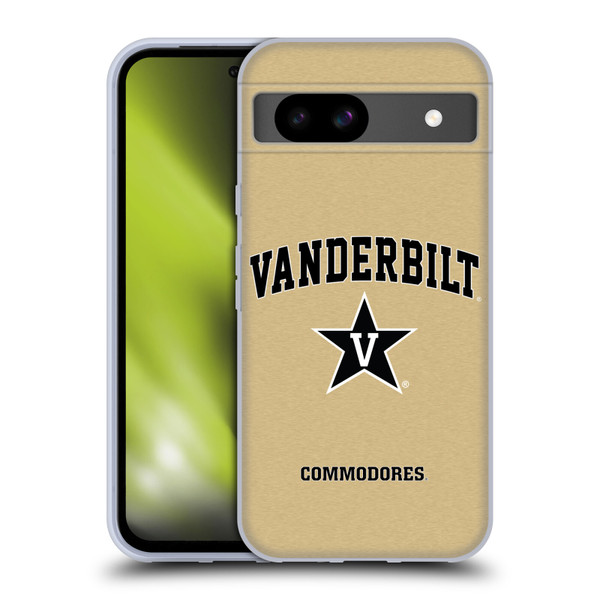 Vanderbilt University Vandy Vanderbilt University Campus Logotype Soft Gel Case for Google Pixel 8a