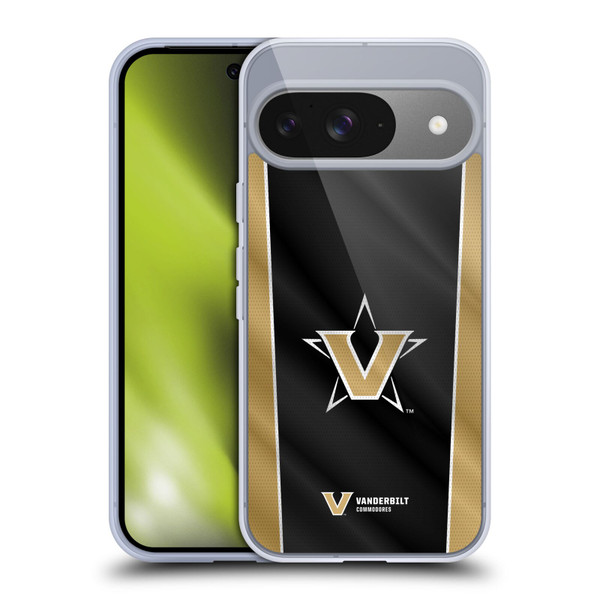 Vanderbilt University Vandy Vanderbilt University Banner Soft Gel Case for Google Pixel 9 / Pixel 9 Pro