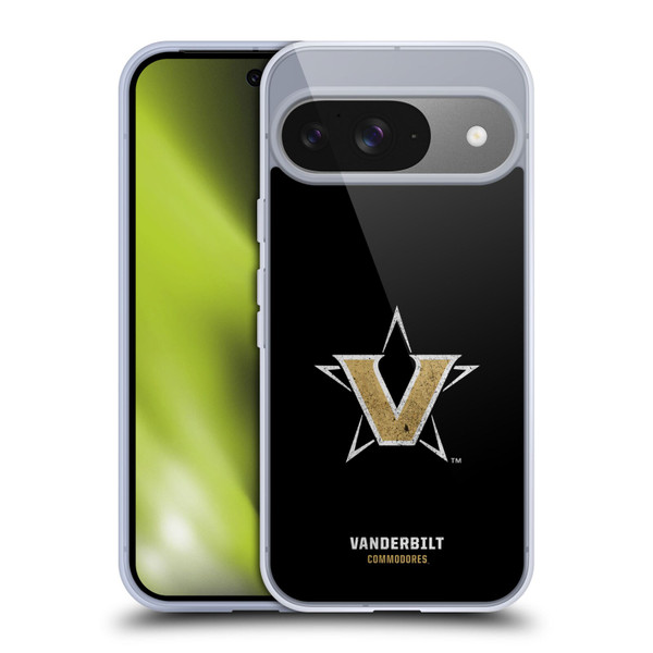 Vanderbilt University Vandy Vanderbilt University Distressed Look Soft Gel Case for Google Pixel 9 / Pixel 9 Pro