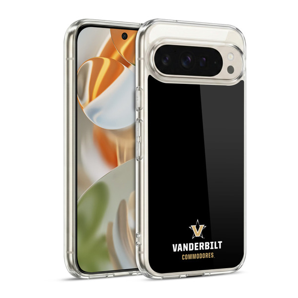 Vanderbilt University Vandy Vanderbilt University Logotype Soft Gel Case for Google Pixel 9 / Pixel 9 Pro