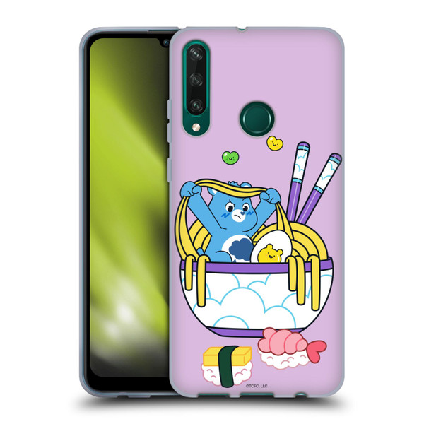 Care Bears Sweet And Savory Grumpy Ramen Sushi Soft Gel Case for Huawei Y6p