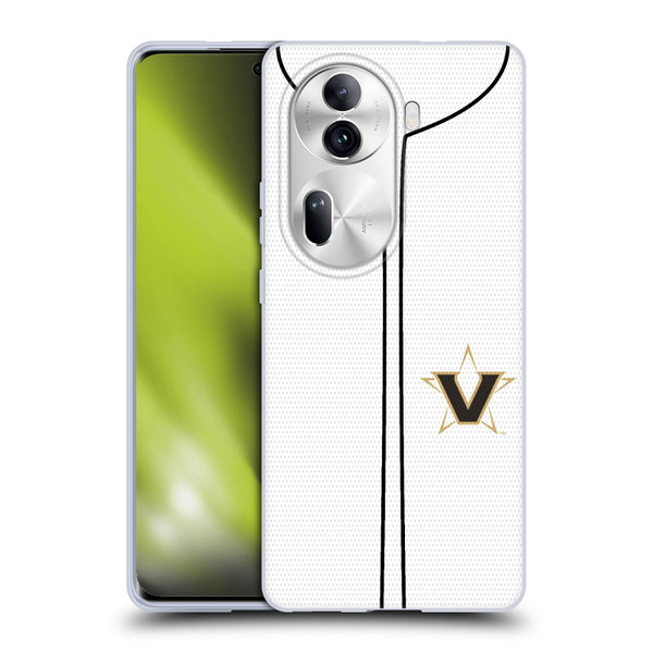 Vanderbilt University Vandy Vanderbilt University Baseball Jersey Soft Gel Case for OPPO Reno11 Pro