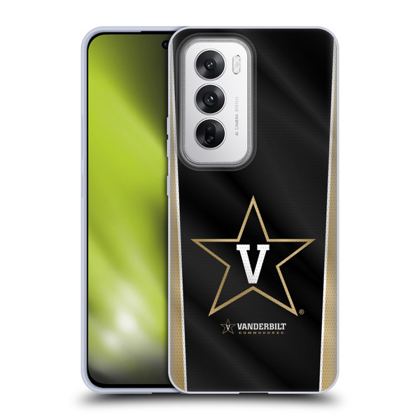 Vanderbilt University Vandy Vanderbilt University Banner Soft Gel Case for OPPO Reno12 5G