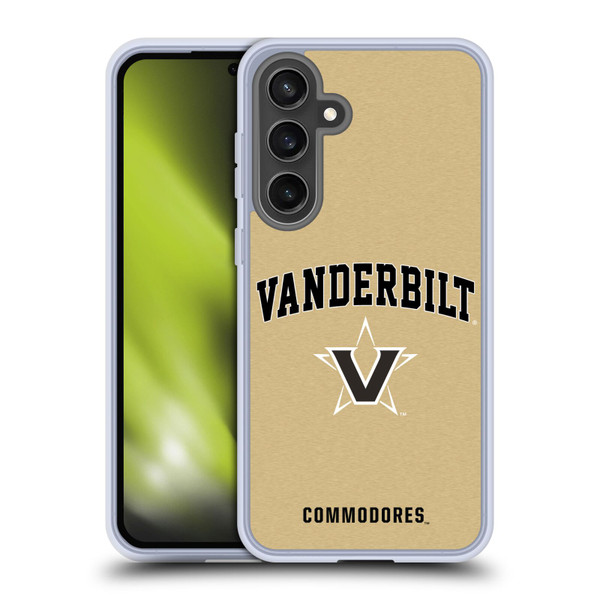 Vanderbilt University Vandy Vanderbilt University Campus Logotype Soft Gel Case for Samsung Galaxy S24 FE