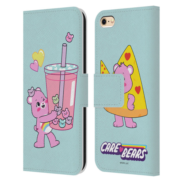Care Bears Sweet And Savory Cheer Drink Leather Book Wallet Case Cover For Apple iPhone 6 / iPhone 6s