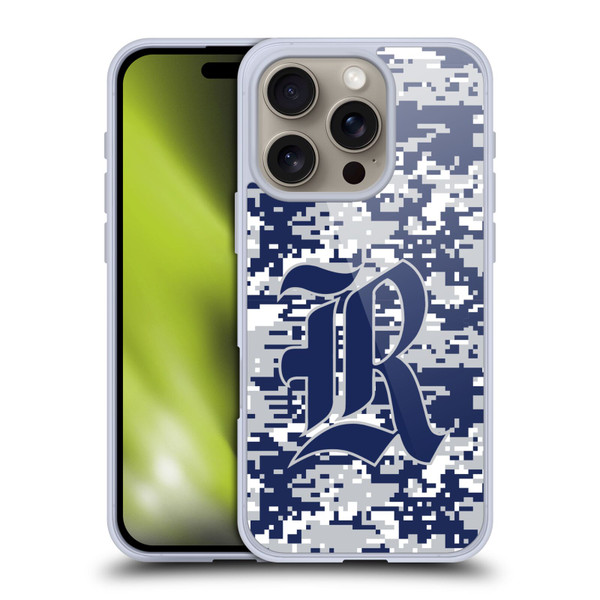 Rice University Rice University Digital Camouflage Soft Gel Case for Apple iPhone 16 Pro