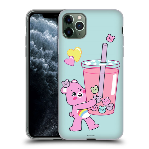 Care Bears Sweet And Savory Cheer Drink Soft Gel Case for Apple iPhone 11 Pro Max