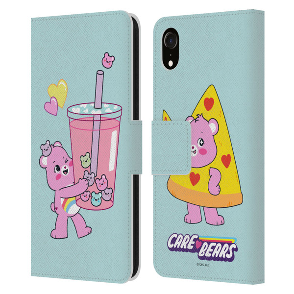 Care Bears Sweet And Savory Cheer Drink Leather Book Wallet Case Cover For Apple iPhone XR