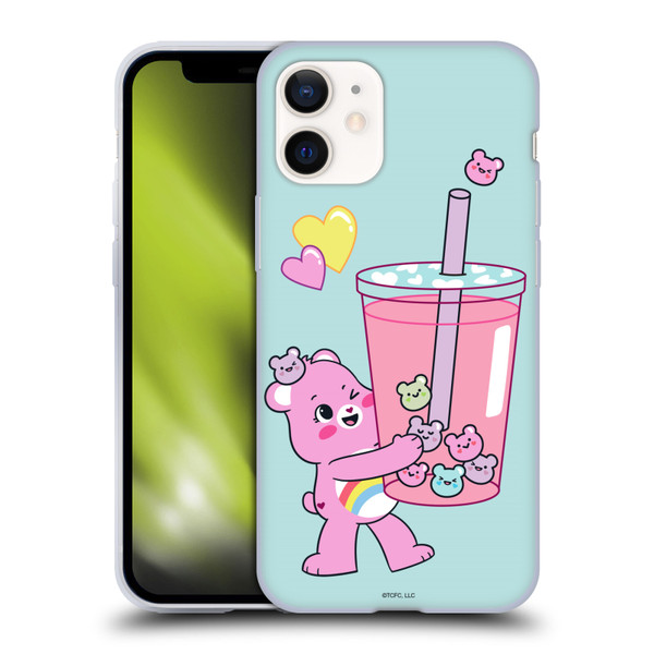 Care Bears Sweet And Savory Cheer Drink Soft Gel Case for Apple iPhone 12 Mini