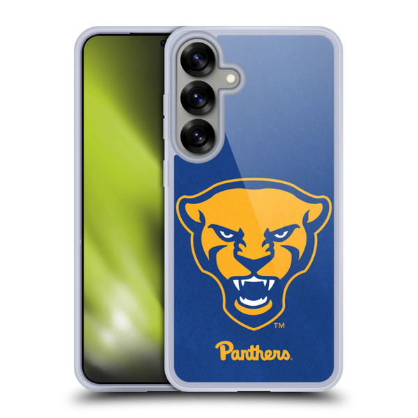 University Of Pittsburgh University of Pittsburgh Art Head Logo Soft Gel Case for Samsung Galaxy S25+