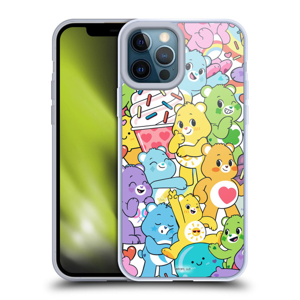 Care Bears Sweet And Savory Character Pattern Soft Gel Case for Apple iPhone 12 Pro Max