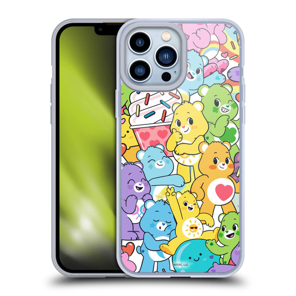 Care Bears Sweet And Savory Character Pattern Soft Gel Case for Apple iPhone 13 Pro Max