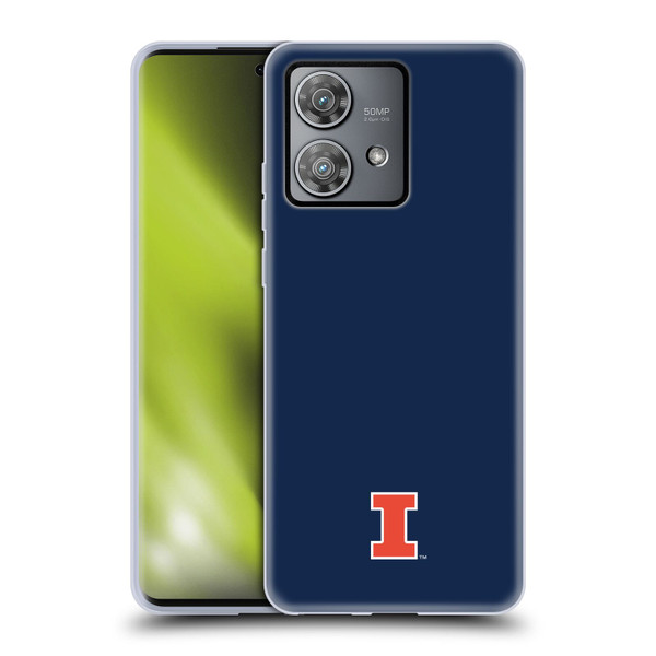 University Of Illinois U Of I University Of Illinois Fighting Illini Soft Gel Case for Motorola Edge 40 Neo 5G