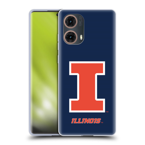 University Of Illinois U Of I University Of Illinois Plain Soft Gel Case for Motorola Moto G85