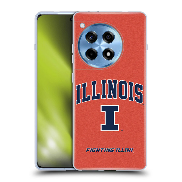 University Of Illinois U Of I University Of Illinois Campus Logotype Soft Gel Case for OPPO OnePlus Ace 3 5G