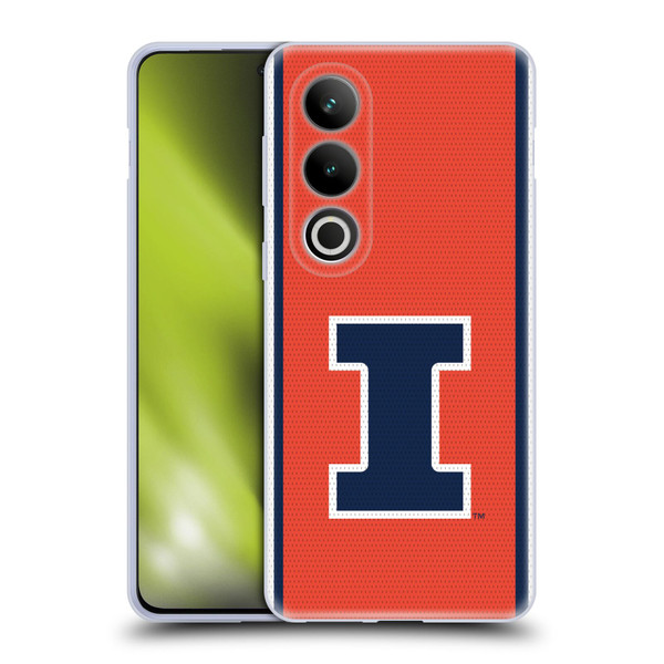 University Of Illinois U Of I University Of Illinois Football Jersey Soft Gel Case for OPPO OnePlus Ace 3V 5G