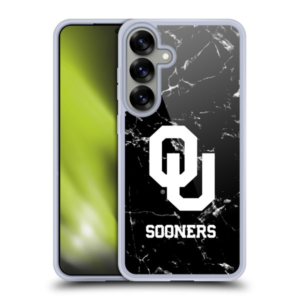 University of Oklahoma OU The University of Oklahoma Black And White Marble Soft Gel Case for Samsung Galaxy S25+ University of Oklahoma OU The University of Oklahoma Black And White Marble Soft Gel Case for Samsung Galaxy S25+