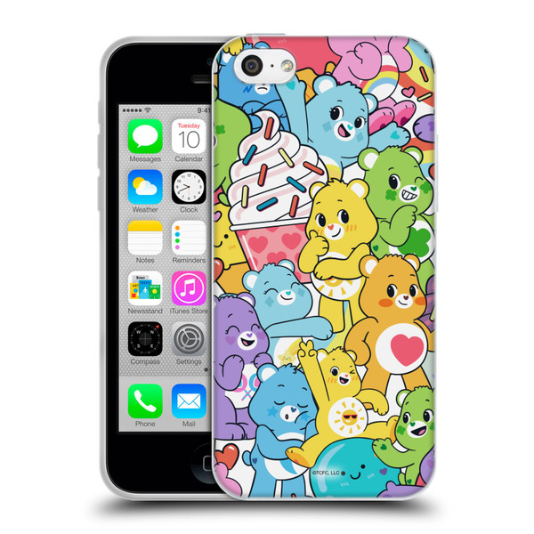 Care Bears Sweet And Savory Character Pattern Soft Gel Case for Apple iPhone 5c