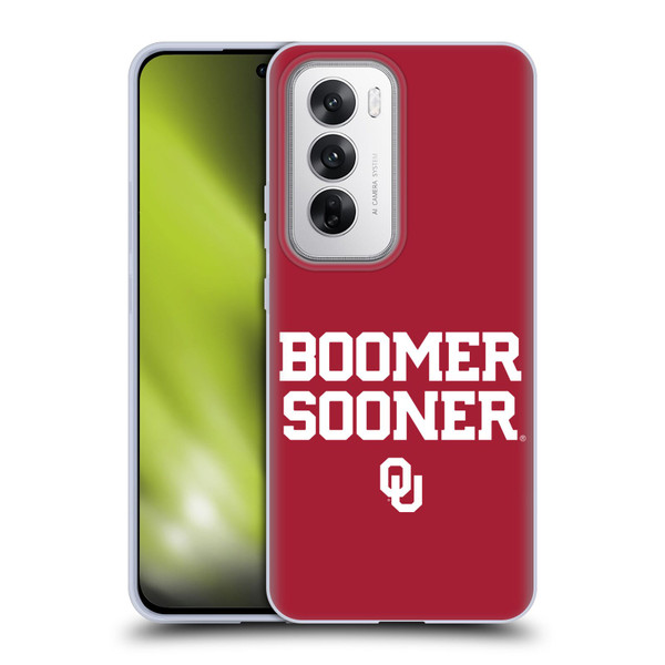 University of Oklahoma OU The University Of Oklahoma Art Boomer Soft Gel Case for OPPO Reno12 5G
