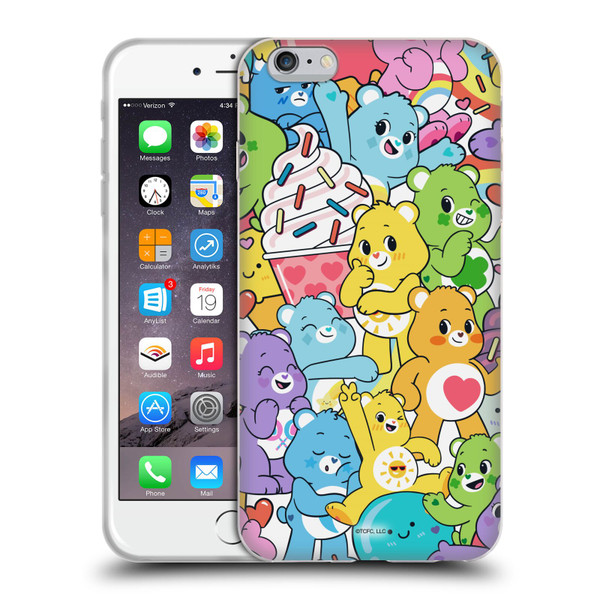 Care Bears Sweet And Savory Character Pattern Soft Gel Case for Apple iPhone 6 Plus / iPhone 6s Plus