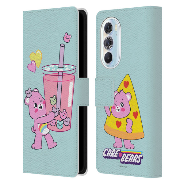 Care Bears Sweet And Savory Cheer Drink Leather Book Wallet Case Cover For Motorola Edge X30