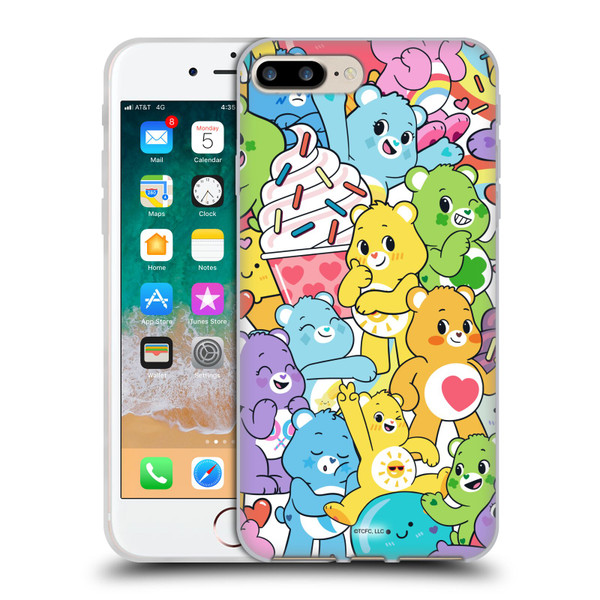 Care Bears Sweet And Savory Character Pattern Soft Gel Case for Apple iPhone 7 Plus / iPhone 8 Plus