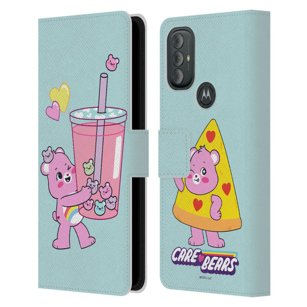 Care Bears Sweet And Savory Cheer Drink Leather Book Wallet Case Cover For Motorola Moto G10 / Moto G20 / Moto G30