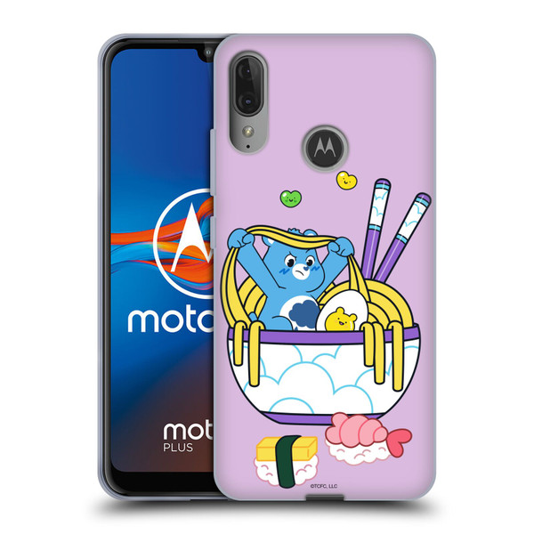 Care Bears Sweet And Savory Grumpy Ramen Sushi Soft Gel Case for Motorola Moto E6 Plus