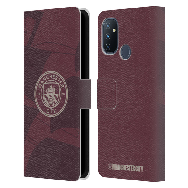 Manchester City Man City FC 2024/25 Badge Kit Third Leather Book Wallet Case Cover For OnePlus Nord N100