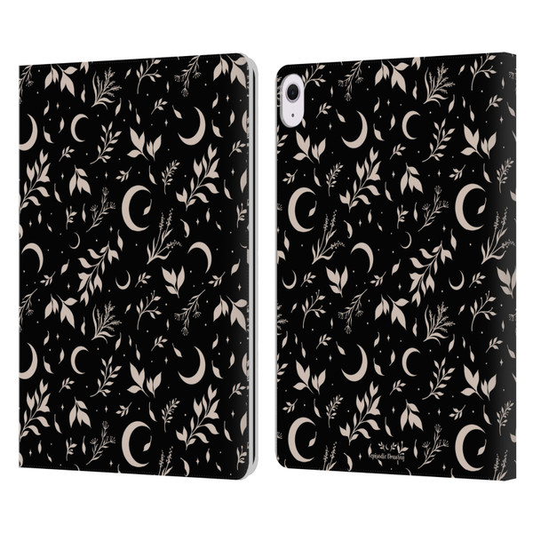 Episodic Drawing Florals & Serpents Moon Garden Leather Book Wallet Case Cover For Apple iPad Air 13 2024