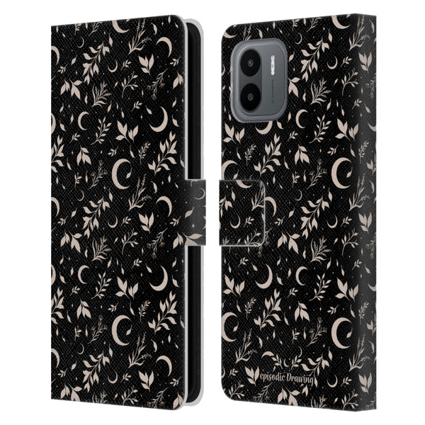Episodic Drawing Florals & Serpents Moon Garden Leather Book Wallet Case Cover For Xiaomi Redmi A2