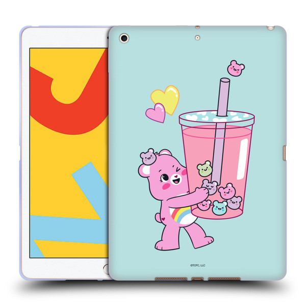 Care Bears Sweet And Savory Cheer Drink Soft Gel Case for Apple iPad 10.2 2019/2020/2021