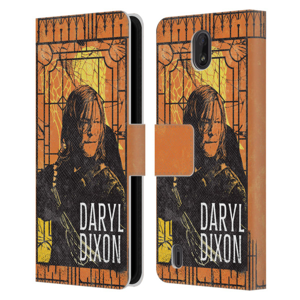 The Walking Dead: Daryl Dixon Graphics Character Art Leather Book Wallet Case Cover For Nokia C01 Plus/C1 2nd Edition