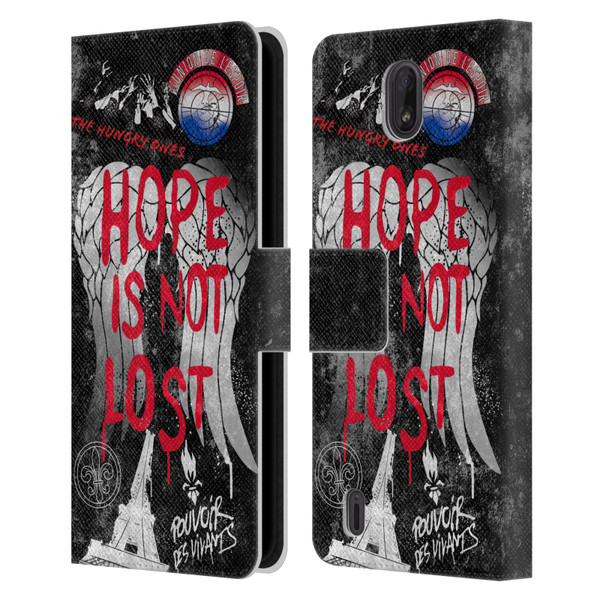 The Walking Dead: Daryl Dixon Graphics Hope Is Not Lost Leather Book Wallet Case Cover For Nokia C01 Plus/C1 2nd Edition